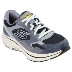 Tenisówki Skechers Model Run Consistent 2. Kolor Szary. Czarne trampki męskie Skechers, bez wzorów, z syntetyku, bez zapięcia. Za 349.00 zł.