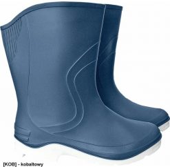 Reis - Buty damskie krótkie typu kalosz RAINBOW kobaltowy 39. Niebieskie obuwie sportowe damskie Reis, bez wzorów, bez zapięcia. Za 48.75 zł.