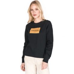 Calvin Klein Bluza Czarny. Czarne bluzy damskie Calvin Klein, l, bez wzorów, z bawełny, bez ramiączek, bez kaptura. Za 445.95 zł.