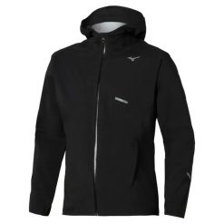 Kurtka wodoodporna z kapturem Mizuno 20K. Czarne kurtki męskie Mizuno, l, bez wzorów, z tkaniny, z kapturem. Za 761.00 zł.