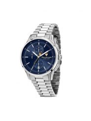 Maserati Zegarek Sorpasso Chronograph R8873624004 Srebrny. Szare, analogowe zegarki męskie maserati, bez wzorów, srebrne. Za 1,179.00 zł.