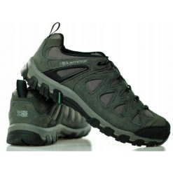 Buty trekkingowe męskie Karrimor Supa K931. Brązowe trekkingi męskie Karrimor, z materiału, bez zapięcia. Za 302.99 zł.