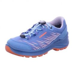 Buty trekkingowe męskie Lowa Zirrox Low Gtx. Niebieskie trekkingi męskie Lowa, z materiału, bez zapięcia. Za 545.00 zł.