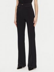 Elisabetta Franchi Spodnie materiałowe PA-078-51E2-V300 Czarny Regular Fit. Czarne spodnie materiałowe damskie Elisabetta Franchi, bez wzorów, z materiału. Za 729.99 zł.
