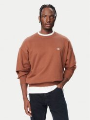 Adidas Bluza Trefoil Essentials LL1047 Brązowy ciemny Regular Fit. Brązowe bluzy męskie Adidas, m, bez wzorów, z bawełny, bez ramiączek, bez kaptura. Za 279.99 zł.