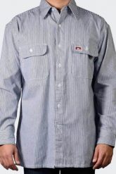 Bart Koszula Ben Davis Button Up HICKORY STRIPE. Koszule męskie Bart, m, bez wzorów, bez kołnierzyka, bez ramiączek. Za 241.31 zł.