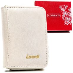 Portfel skórzany Lorenti 5157-BRS złoty. Żółte portfele damskie LORENTI, ze skóry. Za 59.00 zł.