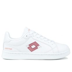 Buty damskie sportowe trampki Lotto JAMBOL. Białe obuwie sportowe damskie Lotto, bez wzorów, bez zapięcia, trekkingowe. Za 139.00 zł.