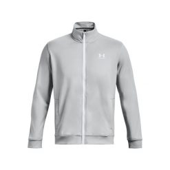 Kurtka z dresu Under Armour Sportstyle Tricot. Białe kurtki męskie Under Armour, xs, bez wzorów, z dresówki, z kapturem. Za 316.70 zł.