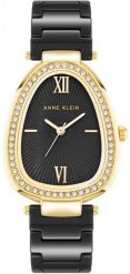 Zegarek damski Anne Klein AK-5012GPBK czarny. Czarne zegarki damskie Anne Klein. Za 615.00 zł.