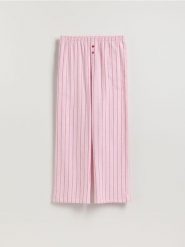 Spodnie od piżamy - różowy. Czerwone piżamy damskie Reserved, bez wzorów, z bawełny, bez ramiączek. Za 79.99 zł.