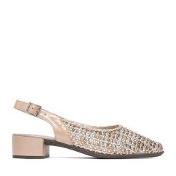 Czółenka Rieker. Żółte czółenka damskie Rieker, bez wzorów, bez obcasa, bez zapięcia. Za 319.99 zł.