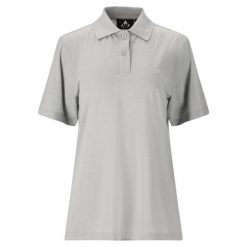 Koszulka polo damska Whistler Vale. Szare bluzki damskie Whistler, bez wzorów, bez kołnierzyka, bez ramiączek. Za 114.99 zł.