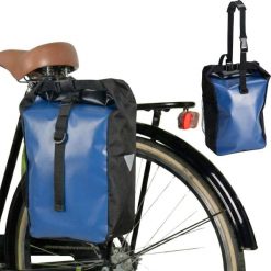 Sakwa torba pojedyncza rowerowa XqmaxPro 13,5L na bagażnik wodoodporna. Czerwone torby na ramię męskie XQ MAX, z materiału, na ramię. Za 35.98 zł.