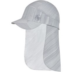 Czapka z daszkiem BUFF PACK SAHARA CAP GREVERS LIGHTGREY. Szare czapki damskie Buff, bez wzorów, sportowe. W wyprzedaży za 179.93 zł.