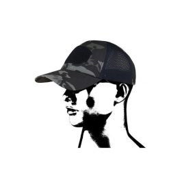 Czapka baseballowa Mesh CMG. Czarne czapki damskie CMP, bez wzorów, z meshu. Za 50.99 zł.