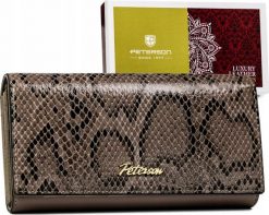 Peterson Duży portfel damski z podwójną sekcją na bilon. Portfele damskie Peterson. Za 223.75 zł.