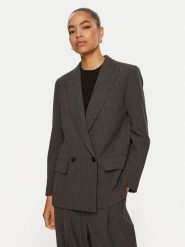 Marella Marynarka Lama 2423046151 Szary Regular Fit. Szare marynarki i żakiety damskie Marella, bez wzorów, z syntetyku, bez kołnierzyka, bez ramiączek. Za 709.99 zł.
