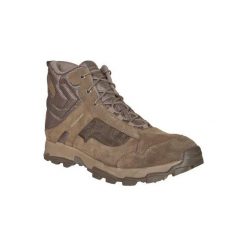 Buty myśliwskie SPORTHUNT 300. Brązowe buty sportowe męskie SOLOGNAC, bez wzorów, z gumy, bez zapięcia. W wyprzedaży za 149.99 zł.