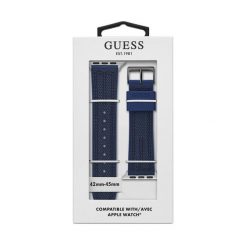 Wymienny pasek do zegarka Apple Watch Guess. Niebieskie paski męskie Guess. Za 269.99 zł.
