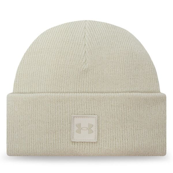 Czapka Under Armour. Białe czapki męskie Under Armour, na zimę, bez wzorów. Za 59.99 zł.