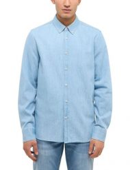 Męska Koszula Mustang Style Cullman Denim Blue 1017541 5000 100. Niebieskie koszule męskie Mustang, m, bez wzorów, z denimu, bez kołnierzyka, bez ramiączek. Za 129.99 zł.