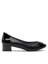 Caprice Baleriny 9-22307-42 Czarny. Czarne balerinki damskie Caprice, bez wzorów, ze skóry, bez obcasa, bez zapięcia. Za 181.99 zł.