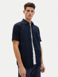 Tom Tailor Koszula 1042351 Granatowy Regular Fit. Niebieskie koszule męskie Tom Tailor, m, bez wzorów, z bawełny, bez kołnierzyka, bez ramiączek. Za 309.99 zł.