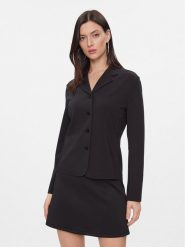 Max Mara Leisure Marynarka Duomo 2416911017 Czarny Regular Fit. Czarne marynarki i żakiety damskie Max Mara Leisure, bez wzorów, z wiskozy, bez kołnierzyka, bez ramiączek. Za 629.99 zł.