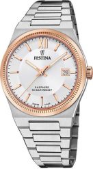Zegarek Festina Zegarek męski Festina F20036-1 srebrny. Szare zegarki męskie Festina, bez wzorów, srebrne. Za 976.00 zł.