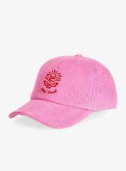 Czapka z daszkiem damska Rip Curl Icons Of Surf Cap. Czerwone czapki damskie Rip Curl, na lato, bez wzorów, z bawełny, eleganckie. Za 109.99 zł.