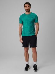 4F Spodenki treningowe szybkoschnące męskie - czarne XXL. Czarne szorty męskie 4F, bez wzorów, z materiału. Za 149.99 zł.