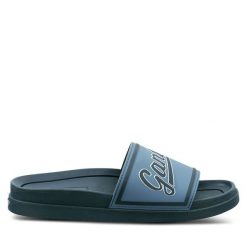 Klapki Gant. Niebieskie klapki męskie GANT, bez wzorów, bez zapięcia. Za 329.99 zł.
