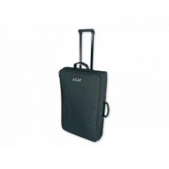 Torba transportowa z kółkami i teleskopowym uchwytem do wózków JuCadTravel. Czarne torby podróżne damskie JUCAD, bez wzorów. Za 922.00 zł.