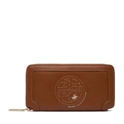 Portfel Beverly Hills Polo Club. Brązowe portfele damskie Beverly Hills Polo Club. Za 129.99 zł.