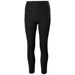 Legginsy damskie Helly Hansen 7/8 constructed. Czarne legginsy damskie Helly Hansen, bez wzorów. W wyprzedaży za 207.50 zł.