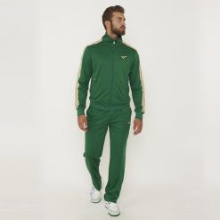 Dres sportowy UNIVERSAL STELLAR. Brązowe komplety dresowe męskie Legea, xl, bez wzorów, z dresówki. Za 160.00 zł.