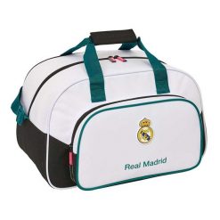 Real Madryt torba sportowa biała. Białe torby sportowe męskie REAL MADRID, bez wzorów, z materiału, z nadrukiem. Za 179.00 zł.
