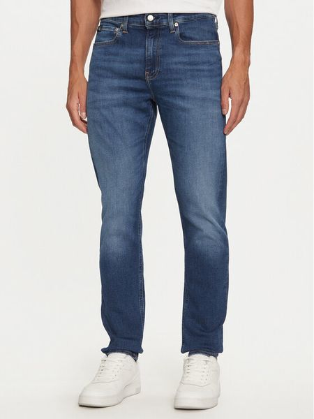 Calvin Klein Jeans Jeansy J30J323691 Niebieski Slim Fit. Niebieskie jeansy męskie Calvin Klein Jeans, z bawełny. Za 269.99 zł.