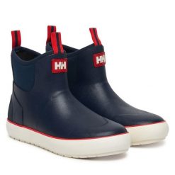 Kalosze Helly Hansen. Niebieskie kalosze damskie Helly Hansen, bez wzorów, bez zapięcia. Za 399.99 zł.