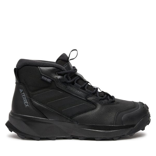 Trekkingi adidas. Czarne botki męskie Adidas, bez zapięcia. Za 559.99 zł.