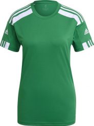 Adidas Koszulka damska adidas Squadra 21 GN5752 : Rozmiar - S (163cm). Bluzki damskie Adidas, s, bez wzorów, bez kołnierzyka, bez ramiączek. Za 70.80 zł.