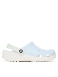 Crocs Klapki Retro Sport Classic Clog 211281 Niebieski. Niebieskie klapki męskie Crocs, bez wzorów, z tworzywa sztucznego, bez zapięcia. Za 189.99 zł.