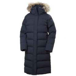 Parka dla kobiet Helly Hansen Aria. Niebieskie parki damskie Helly Hansen, na zimę, bez wzorów, bez kaptura. Za 1,550.20 zł.