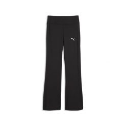 Młodzieżowe legginsy Train All Day Essentials z wysokim stanem PUMA. Czarna legginsy damskie Puma, bez wzorów, z dżerseju. Za 149.00 zł.
