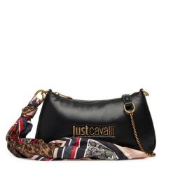 Torebka Just Cavalli. Czarne torebki do ręki damskie Just Cavalli, bez wzorów, bez dodatków. Za 619.99 zł.