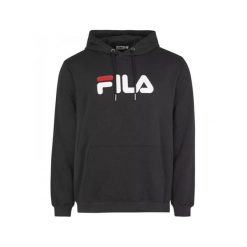 Bluza z kapturem Fila Barumini. Czarne bluzy sportowe męskie Fila, m, bez wzorów, z bawełny, z kapturem. Za 139.99 zł.