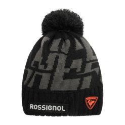Czapka zimowa męska Rossignol Hero Pompon. Czarne czapki męskie Rossignol, na zimę, bez wzorów. Za 159.00 zł.