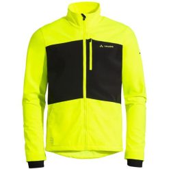 Kurtka narciarska VAUDE Virt Softshell II. Żółte kurtki sportowe męskie Vaude, na jesień, m, bez wzorów, z elastanu, bez kaptura, rowerowe. Za 832.10 zł.