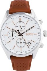 Zegarek Hugo Boss ZEGAREK MĘSKI HUGO BOSS 1513475 Grand Prix Chronograph (zh003d). Zegarki męskie Hugo Boss, bez wzorów. Za 771.36 zł.
